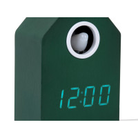 Budík Cuckoo LED Karlsson KA6070GR, 16cm